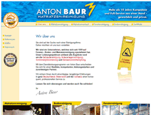 Tablet Screenshot of matratzenreinigung-baur.de
